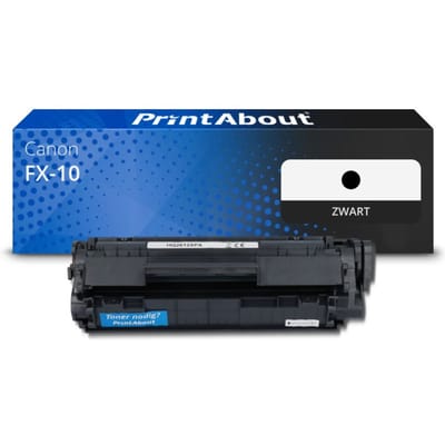 PrintAbout huismerk Toner FX-10 Zwart Geschikt voor Canon