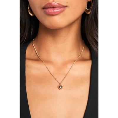boohoo Dames Harthanger Ball & Chain Ketting | Goud