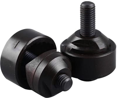 Perforator voor plaat, 16-50 mm, gatperforator van plaatstaal, zeshoekig, binnen en buiten, voor het snijden van gootstenen, stalen platen (buitenspanning, 35 mm/1,38 inch)