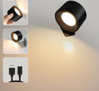Solacis Wandlamp oplaadbaar - Wandlamp - Wandlamp oplaadbaar binnen - Wandlamp binnen - Must have voor in uw woning!