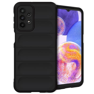 imoshion Hoesje - Geschikt voor Samsung Galaxy A23 (5G) - EasyGrip Backcover - Zwart
