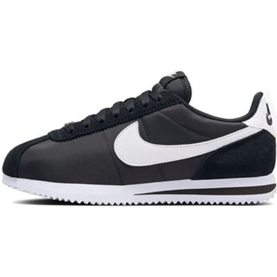 Nike Cortez Sneakers Dames - Zwart - Maat 38 - Leer