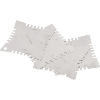 4 Stuks Gitaar Ingekerfde Radius Meetset Roestvrij Staal Vingerbord Liniaal Fretboard Meetinstrument Luthier
