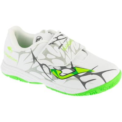 Joma Super Copa Jr 25 SCJW INV, voor een jongen, Wit, Indoorschoenen, maat: 27