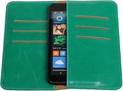 Groen Pull-up Large Pu portemonnee wallet voor Microsoft