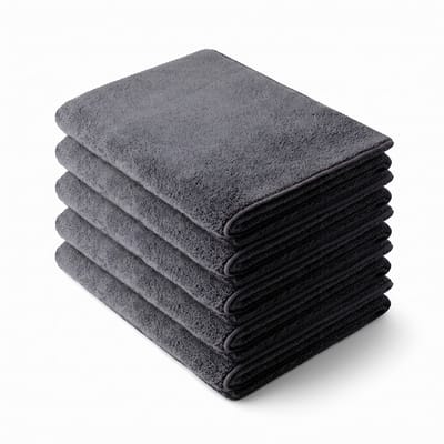 Microvezel Droogdoek Badkamer – 5-pack - Douche & Tegels Streeploos Droog – 60x90 cm – Sneldrogend & Schimmel Voorkomend - Hoogste kwaliteit