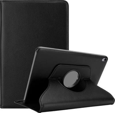 Cadorabo Tablet Hoesje geschikt voor Apple iPad PRO 2018 (12.9 Zoll) in OUDERLING ZWART - Beschermhoes met Auto Wake Up, met standfunctie en elastieksluiting Book Case Cover Etui