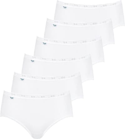 sloggi Dames midi slip 6 pack Basic+