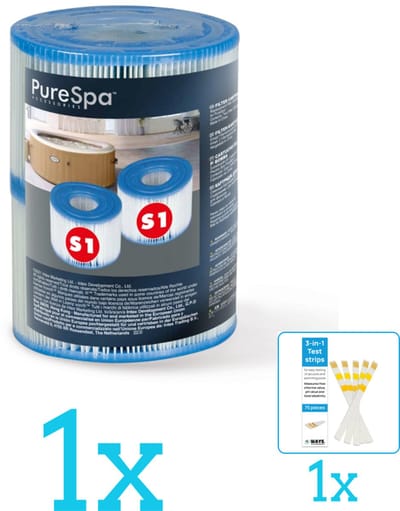 Intex Filter Cartridge S1 voor Opblaas Spa Jacuzzi - 2 stuks - Volumebundel - Filters - 1-delig