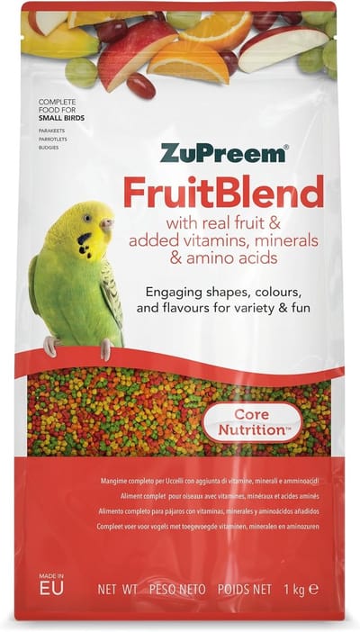 ZuPreem Fruitblend Small 1kg - Parkietenvoer - Vogelvoer -