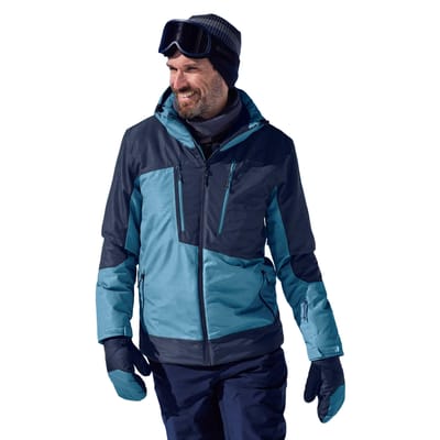 Mountain Warehouse Waterdichte Ski-jas Heren Supernova (Blauw/Uit Wit)