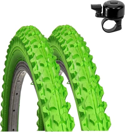 Fietsbanden Groen - Banden Set - Fietsen Buiten - Stud Profiel - 26 x 2.125 inch - Groen