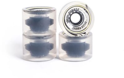 Yocaher Long Skateboardwielen Transparant 70 x 52 mm
