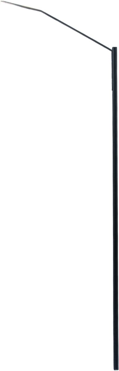Cathappy Aluminium Staander - 250 cm - Zwart - Inclusief bevestigingsmateriaal - Voor Kattengaas, Schutting of Constructie