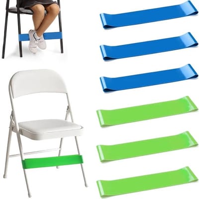 Elastische Banden - 6 Stuks - Weerstandsbanden - Flexibele Zitriemen - Natuurlijk Latex - Veilig en Duurzaam - Zitbanden