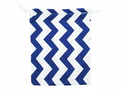 Katoenen Zakje 15x20 cm Zigzag 145g Eco voor Sieraden & Drobiazgi