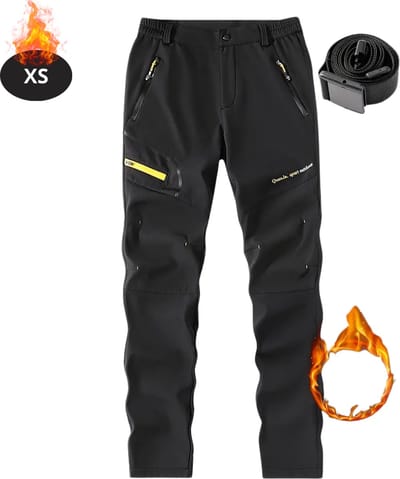 Livano Skibroek - Skipak - Snowboard Broek - Winterbroek - Sneeuwbroek - Heren - Wintersport - Zwart - Maat XS