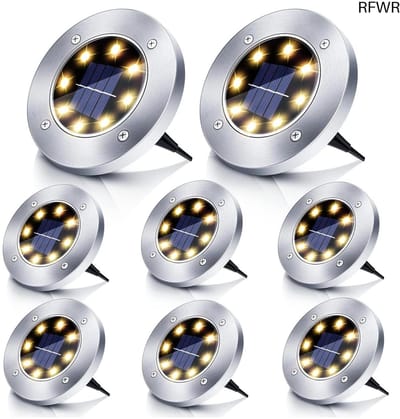 RFWR® 8 Solar LED Buitenlampen - Waterdicht IP65 Tuinverlichting voor Buitenshuis