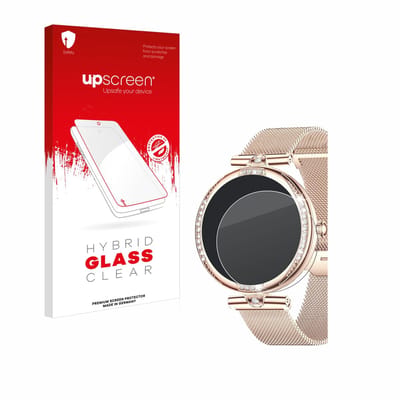 upscreen - Screenprotector voor Shepatio Smartwatch 1.19" - Folie Beschermfolie Beschermglas transparant