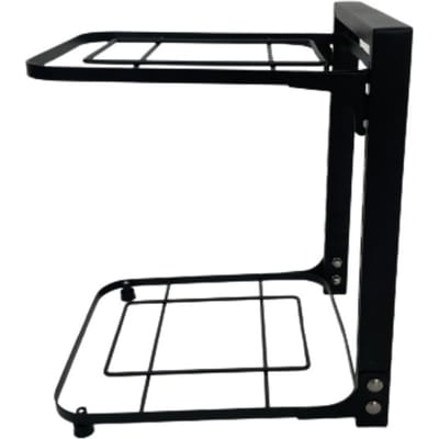 Keuken Opbergrek Koolstofstaal Meerlaags Zwart Pot- en Pannenhouder Organizer Voor Thuis Drie black