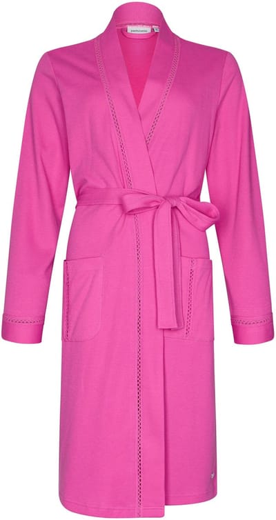 Pastunette Badjas Pink Dream - Wafelstof - Roze - Maat L
