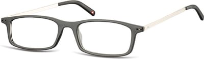 Montana Eyewear MR53 platte leesbril +3.50 zwart in hardcase