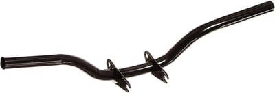 Voetsteun drager - Verlengde steun - Motoronderhoud - Rechts verlengd - 22 cm - Zwart