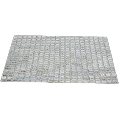 Feuille de Strass Hotfix 24*40cm Bande Maille Garniture Feuille Accessoire Décoration DIY white