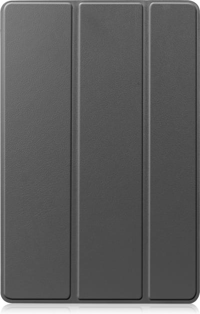 Hoesje - Geschikt voor Samsung Galaxy Tab S8 - Dun & Stevig - Trifold Bookcase - Hard Cover - Hardcover Book Case - Tablet Hoes - Grijs