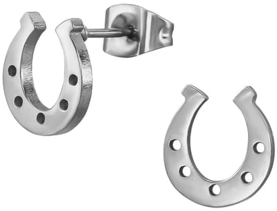 CS Joy - Hoefijzer oorbellen - Chirurgisch staal - 9 x 10 mm