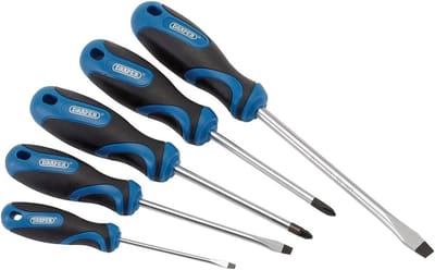 Schroevendraaierset 5 Delig met Softgrip Handvatten