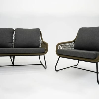 Loungeset Portofino 4dlg olijf groen