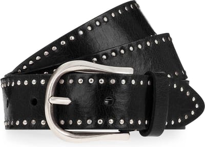 b.belt Studded belt Leder - Dames - 75 cm - schwarz