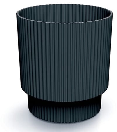 Prosperplast Milly Serie - Antraciet Bloempot - Gepruikt - 13,8x12,8 cm
