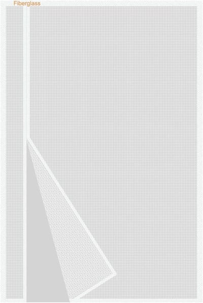 Zij-opening Magnetische Vliegengordijn Deur 85x205cm, Klamboedeur Hordeur, Automatisch Sluiten - met magneten, Wit Glasvezel Gaas Gordijnen, Anti-insect, voor Terrasdeur Balkondeur