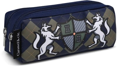 Caramel & Cie Pennenzak Sir Wolf - Blauw