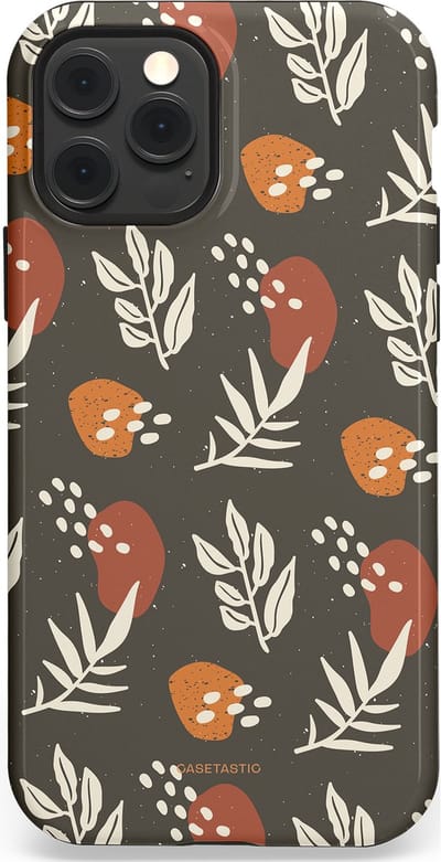 Casetastic Hoesje Geschikt voor Apple iPhone 12/12 Pro Magsafe - Stijlvolle Beschermende Duo-layer Case - Zandsteen