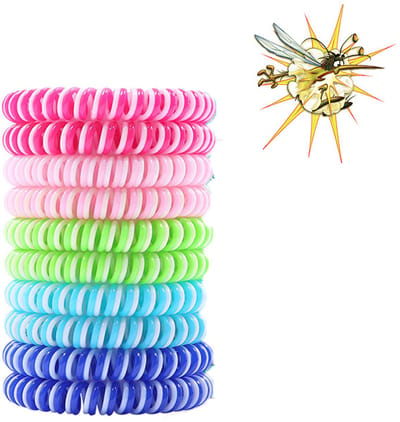 10 Stuks Anti-Muggen Armband - Anti Muggen - Muggen Bescherming - Antimuggenarmbanden -Anti Mug - Muggenbandje - Muggenvanger - Geschikt Voor Buitenactiviteiten, Wandelen, Barbecueën, Tuinieren, Kamperen