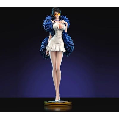Figurine d'Anime Nico Robin One Piece Film Gold 1/6 Modèle Jt Posture Debout Figurine d'Action Ornements Collectionnables Jouet pour Garçon Cadeaux blue