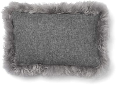 Sheepskin House - Wollen Kussen - LW rand - 34x52 cm