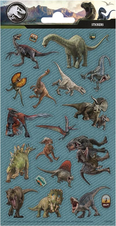 Totum Stickervel Jurassic World