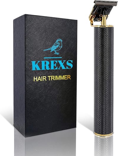 Krexs Zwarte Baardtrimmer - Tondeuse - Trimmer - Scheerapparaat - Baardtrimmer Mannen - Bodygroomer – Baard
