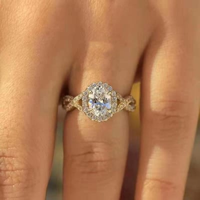 Klassieke Bruiloft Verlovingsring Vol Bling Iced Out Aaa Cz Kristal Strass Voor Vrouwen Feest Sieraden Maat 5 -11 8 goud