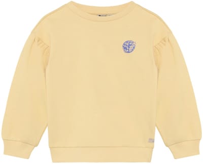 DAILY7 Sweater Print Tops & T-shirts Meisjes - Shirt - Geel - Maat 92