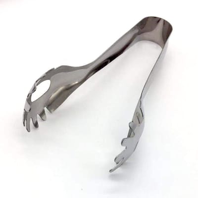 Keukentang RVS Kooktang voor Bakken Grillen BBQ Frituren Serveren Voedseltang voor Salade Buffet Steak zilver