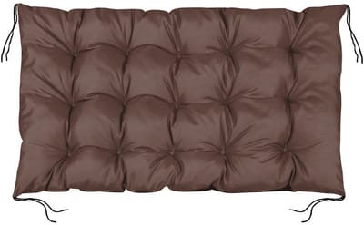 Tuinkussen 120x80 cm voor palletbank waterdicht bruin