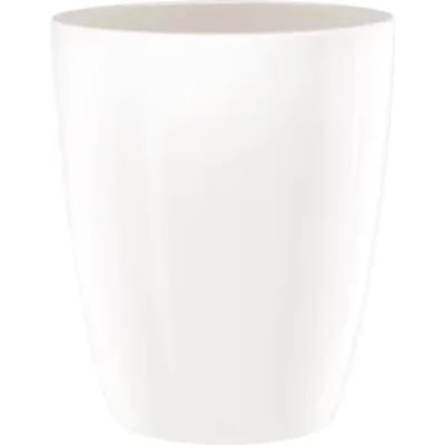 Elho Bloempot Brussels Diamond - Kunststof - Wit - Diam.12,5xh16cm