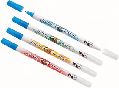 Pelikan inktuitwisser Super Sheriff, schuine punt voor breed en fijn wissen