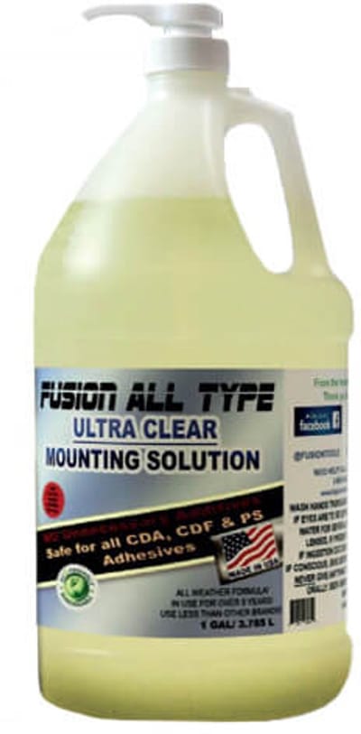 FUSION ALL TYPE FILM VINYL APPLICATION FLUID SLIP SOLUTION 3.78L