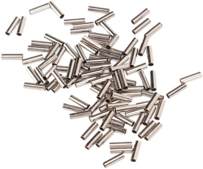 Dailygoods- Kabelconnector Waterdicht - 100 Stuks - Roestvrij Staal - Corrosiebestendig - Verstelbaar - Ideaal voor Vissen - Vislijnconnector